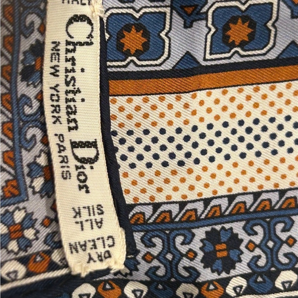 Dior Vintage Silk Scarf - Picture 4 of 11